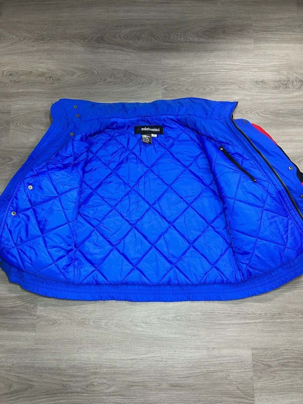 Vintage 1980s Edelweiss Colorblock Ski Jacket Men's XL - Picture 5 of 13
